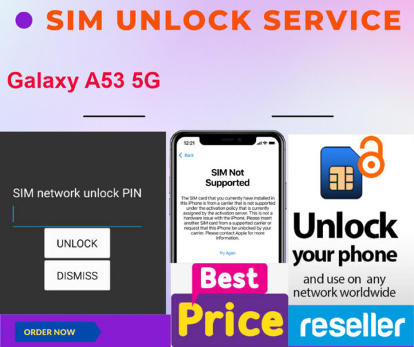 sim unlock service Galaxy A53 5G