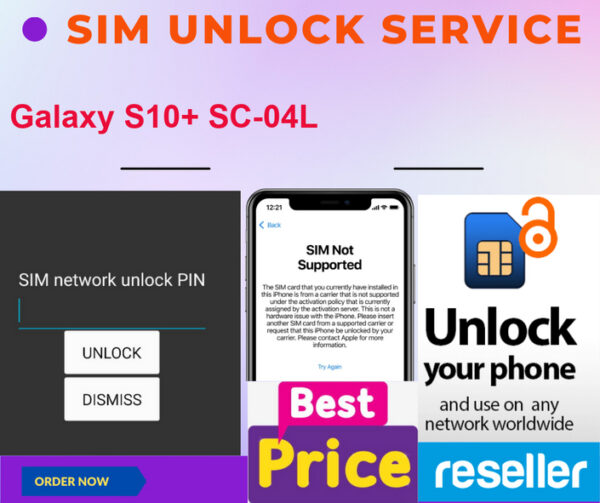 sim unlock service Galaxy S10+ SC-04L